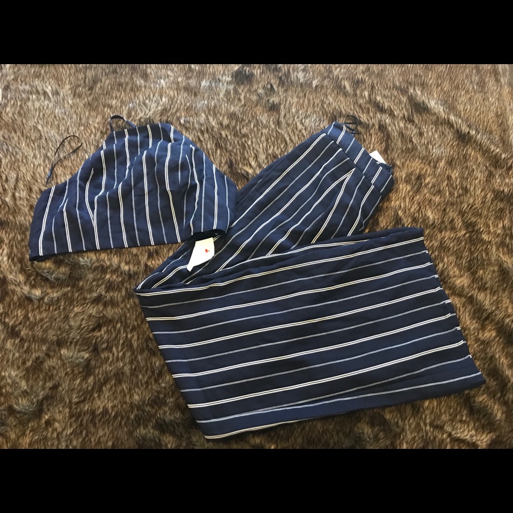 Two piece pant suit